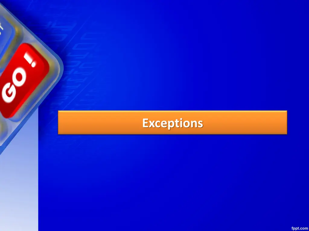 exceptions