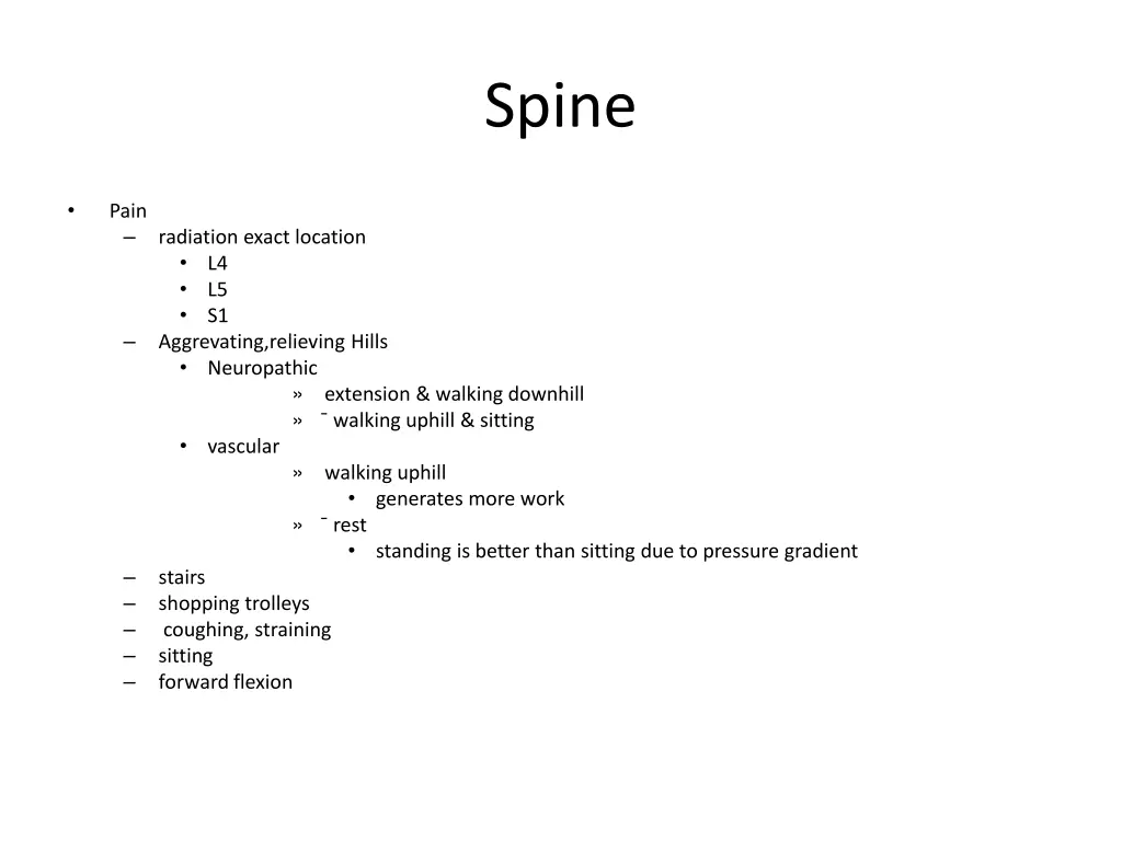 spine