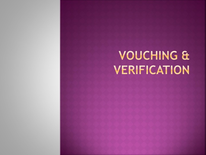 vouching verification