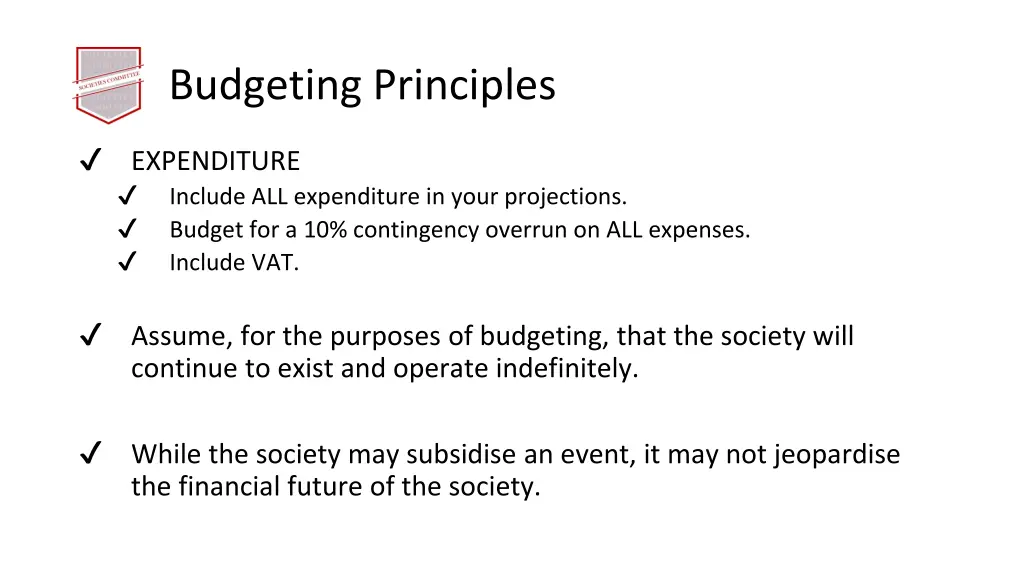 budgeting principles 1