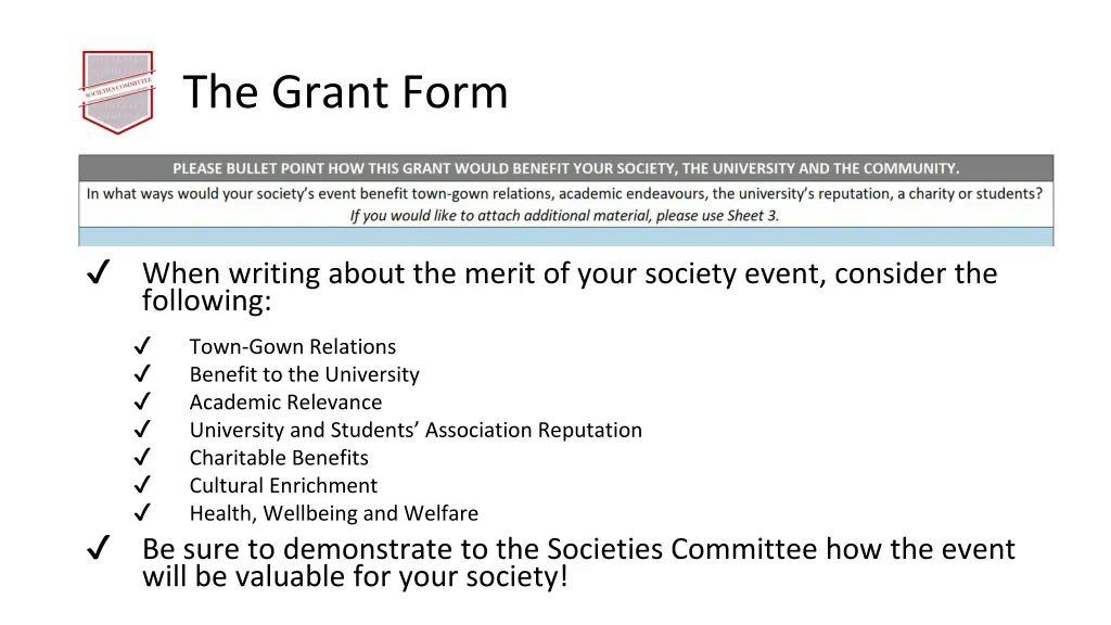 the grant form 4