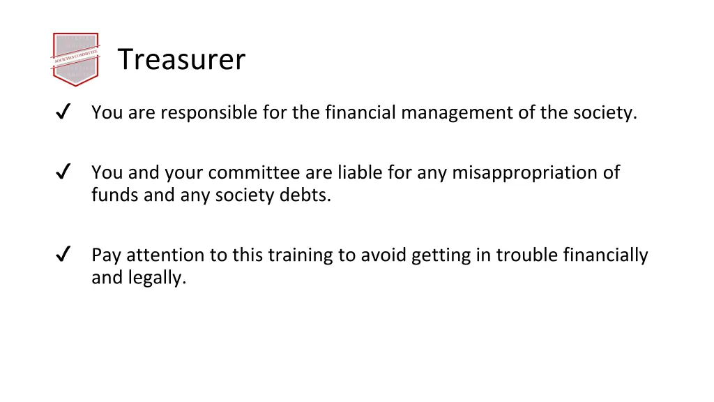 treasurer