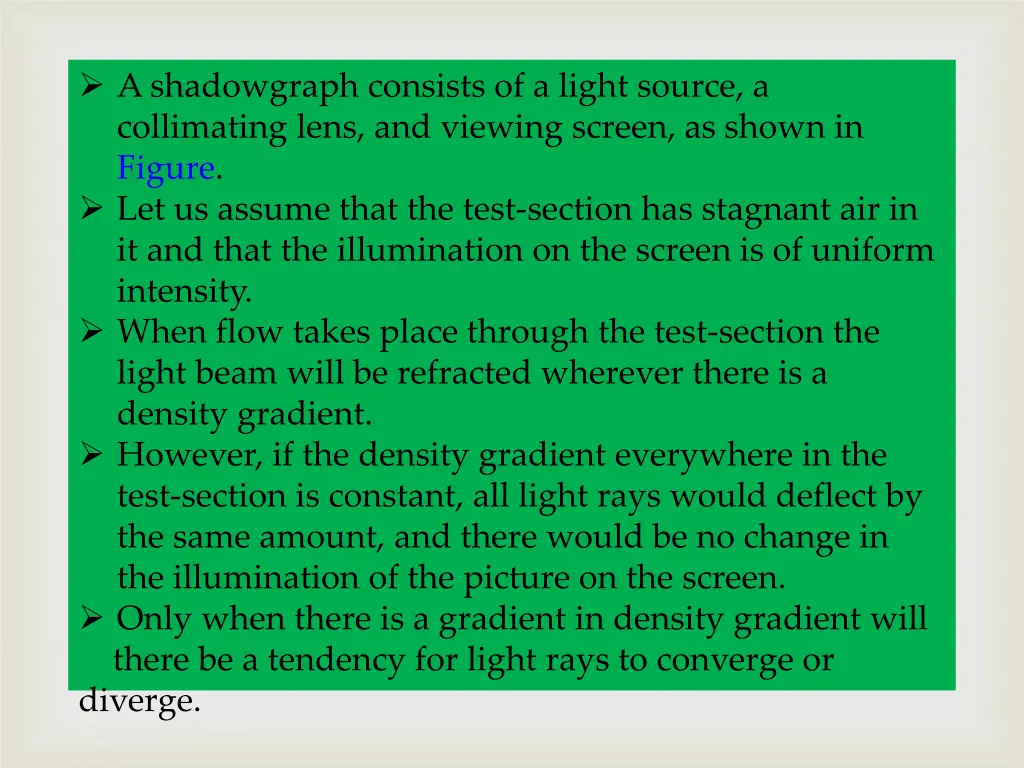 a shadowgraph consists of a light source