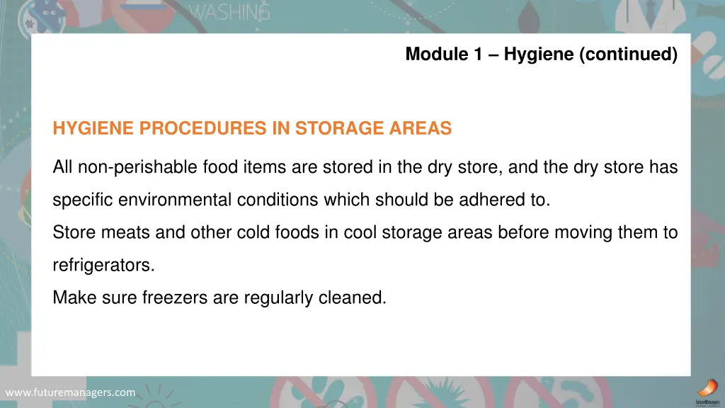 module 1 hygiene continued 3