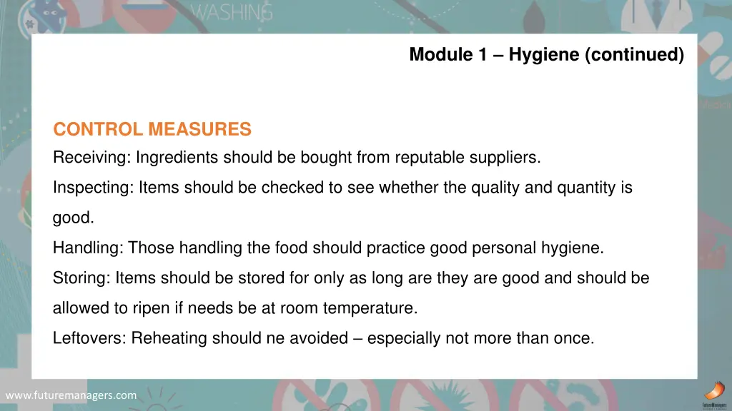 module 1 hygiene continued 4