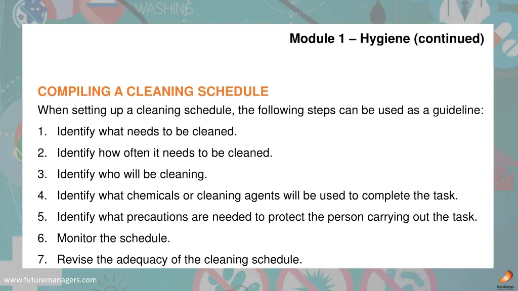 module 1 hygiene continued 6