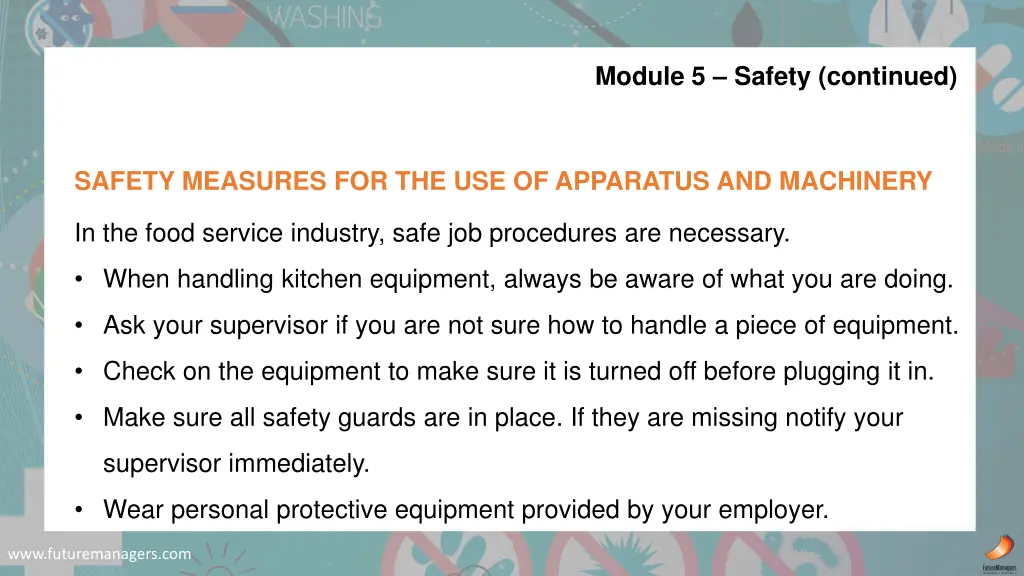 module 5 safety continued