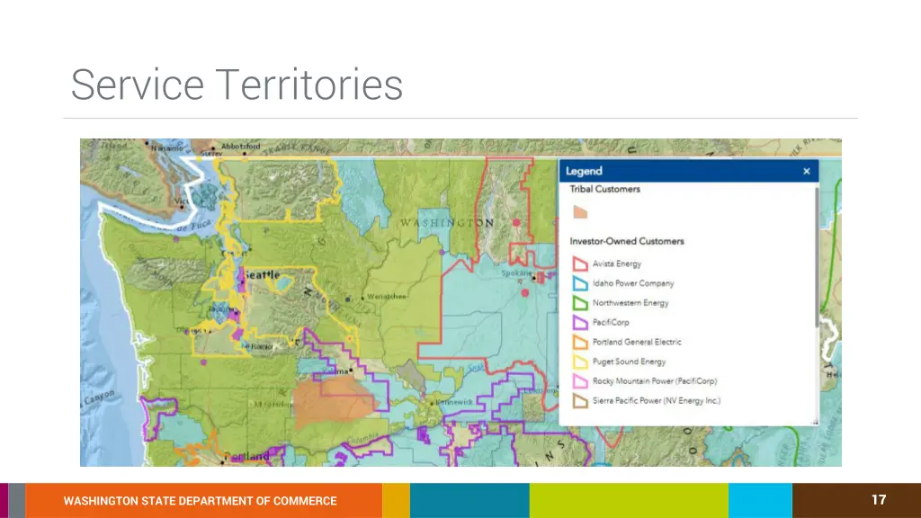 service territories