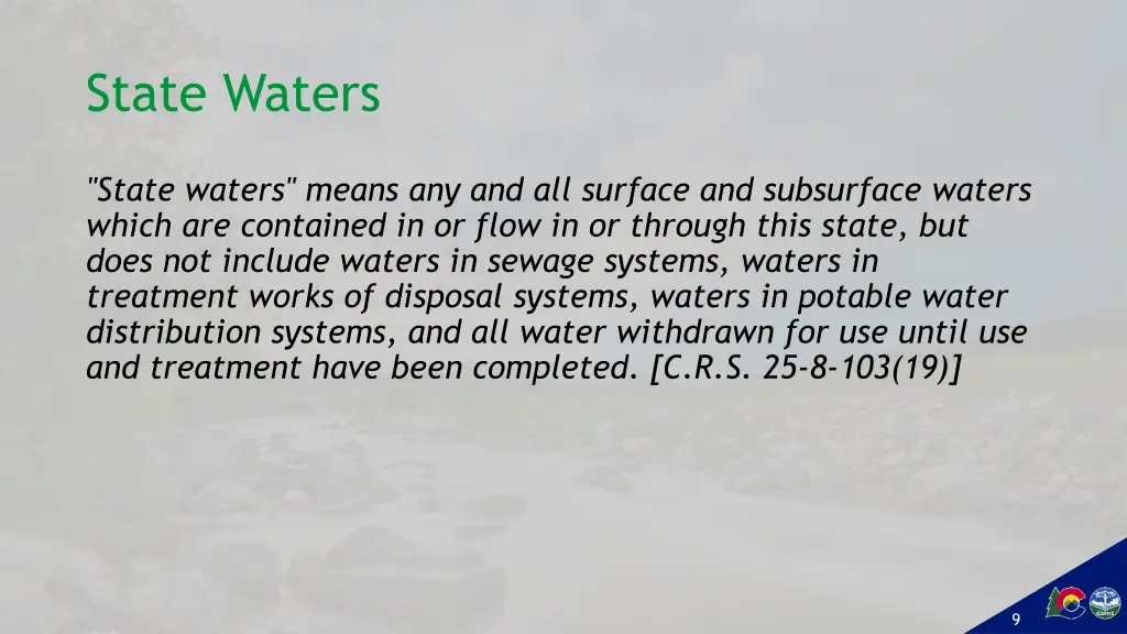 state waters