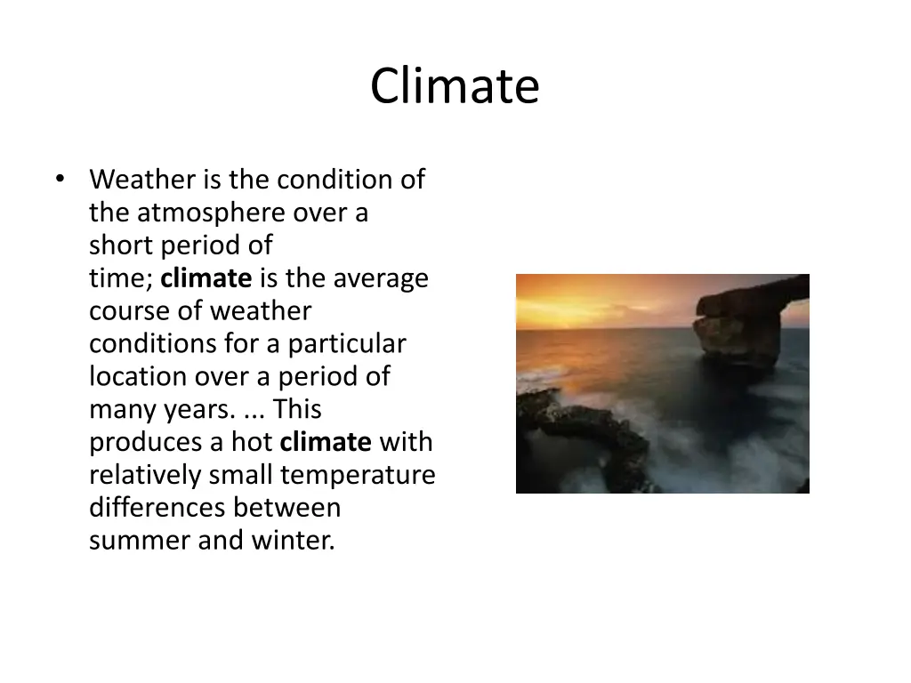 climate