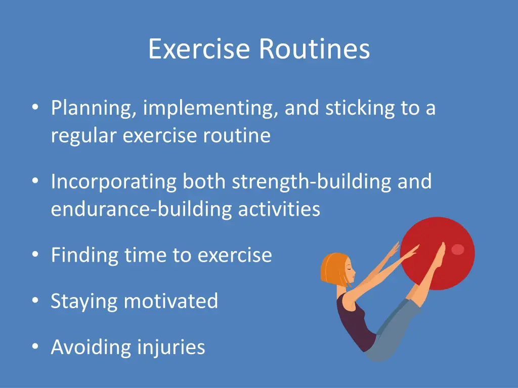 exercise routines