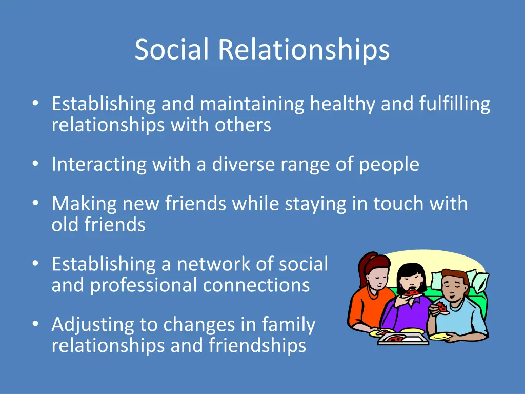 social relationships