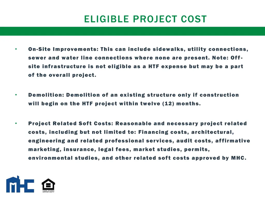 eligible project cost 1