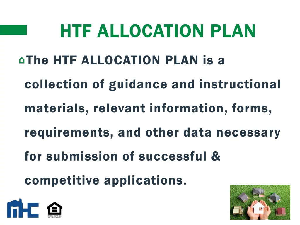 htf allocation plan htf allocation plan