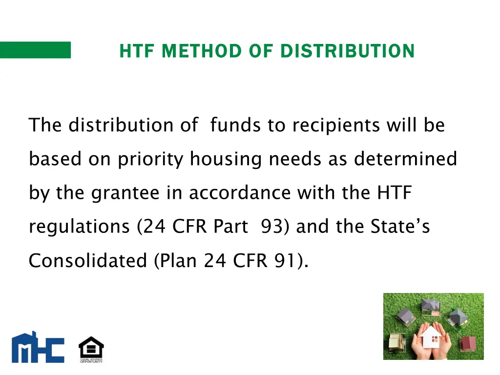 htf method of distribution htf method