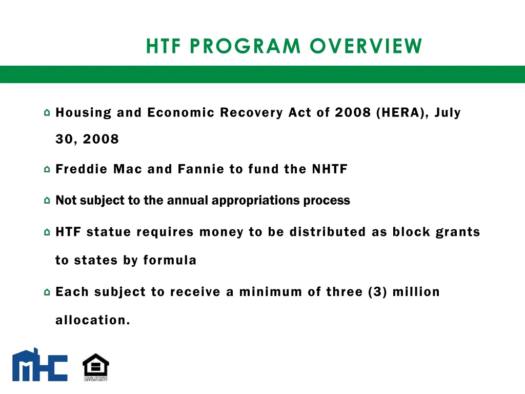 htf program overview