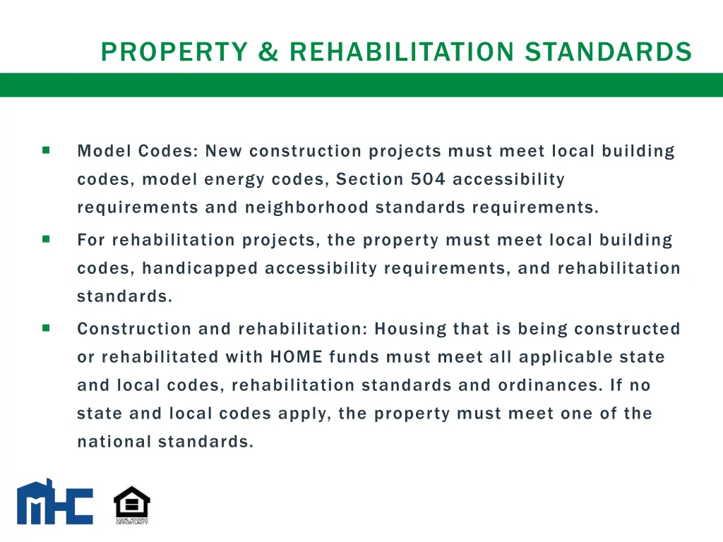 property rehabilitation standards 1