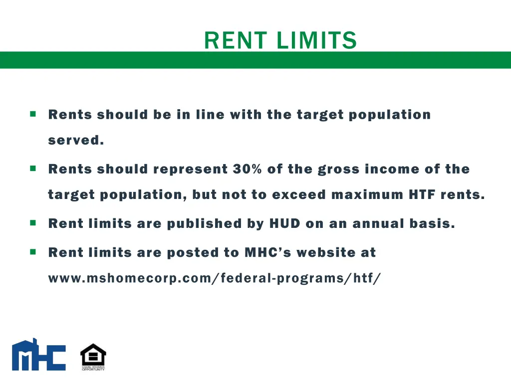 rent limits