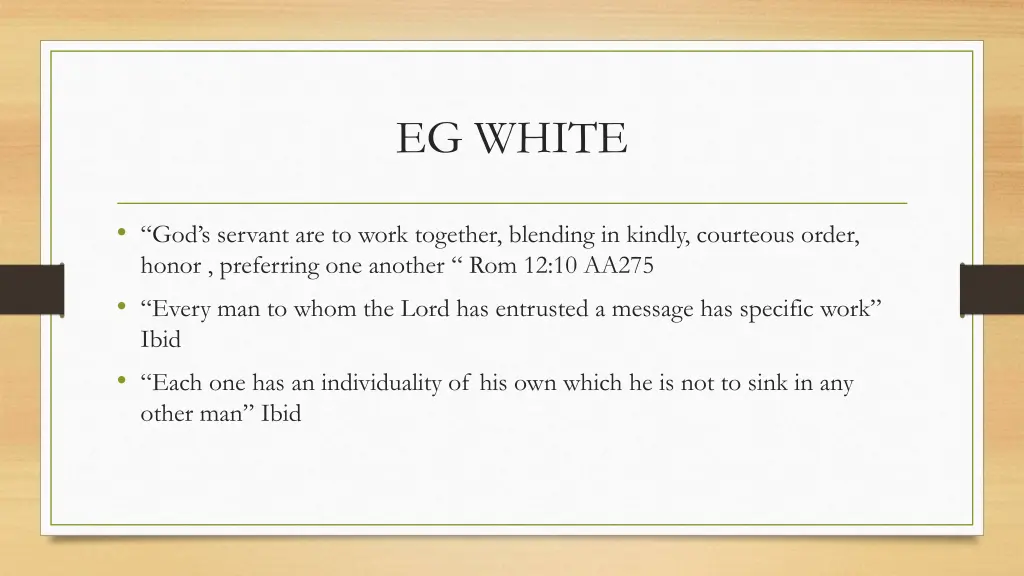 eg white