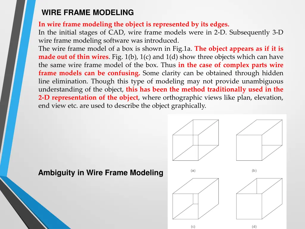 wire frame modeling