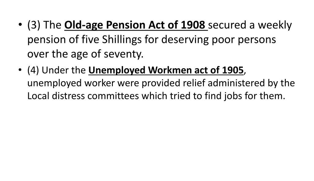 3 the old age pension act of 1908 secured