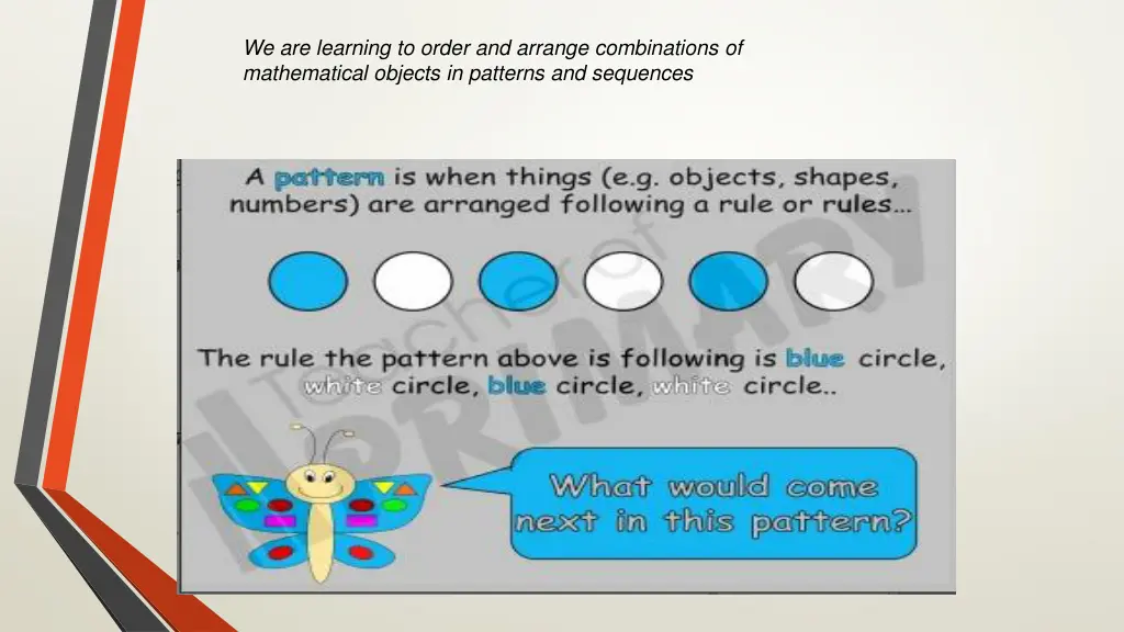 we are learning to order and arrange combinations