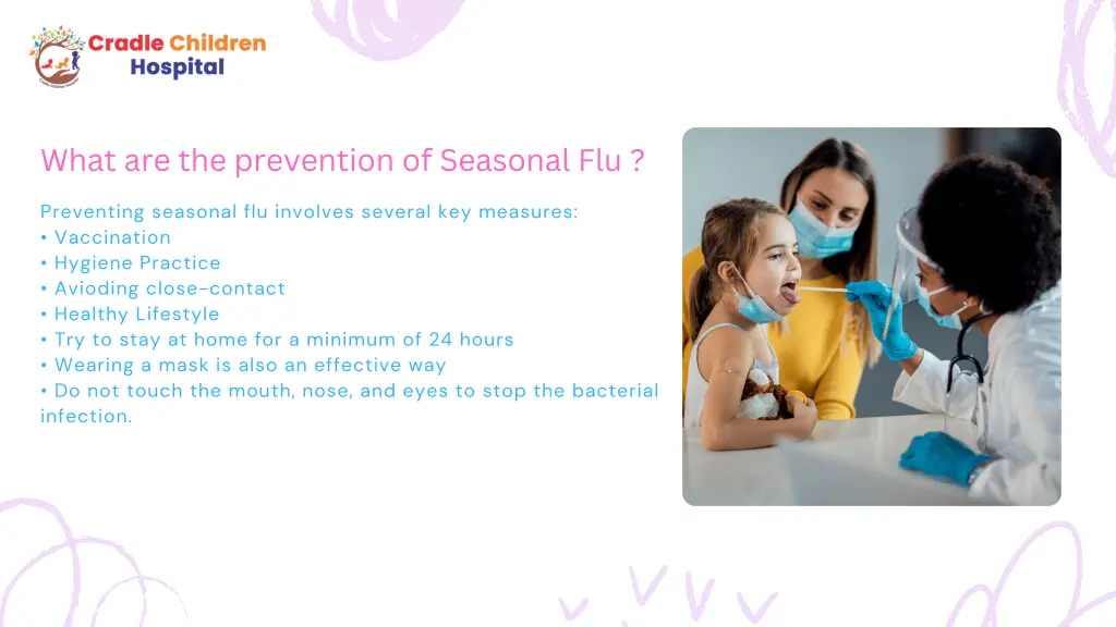 what are the prevention of seasonal flu what