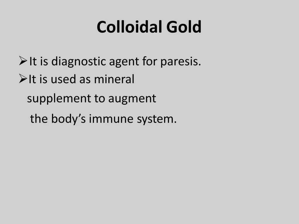 colloidal gold