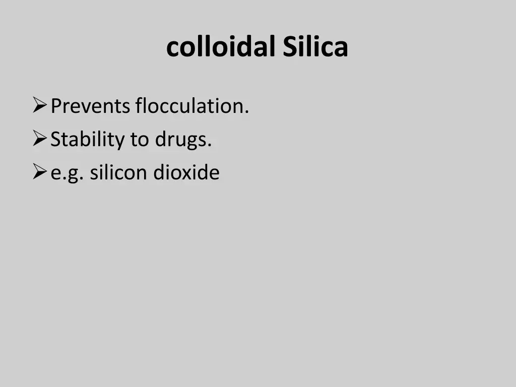 colloidalsilica