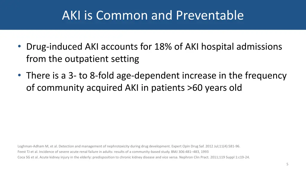 aki is common and preventable