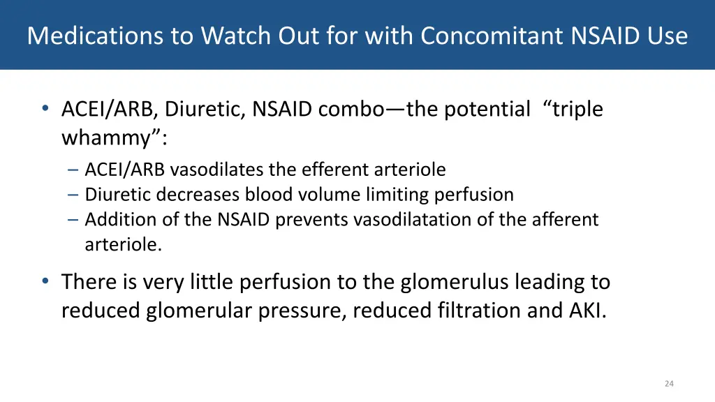 medications to watch out for with concomitant