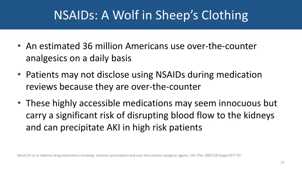 nsaids a wolf in sheep s clothing