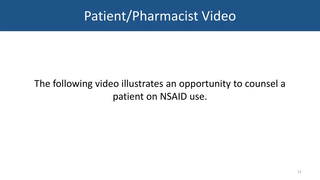 patient pharmacist video