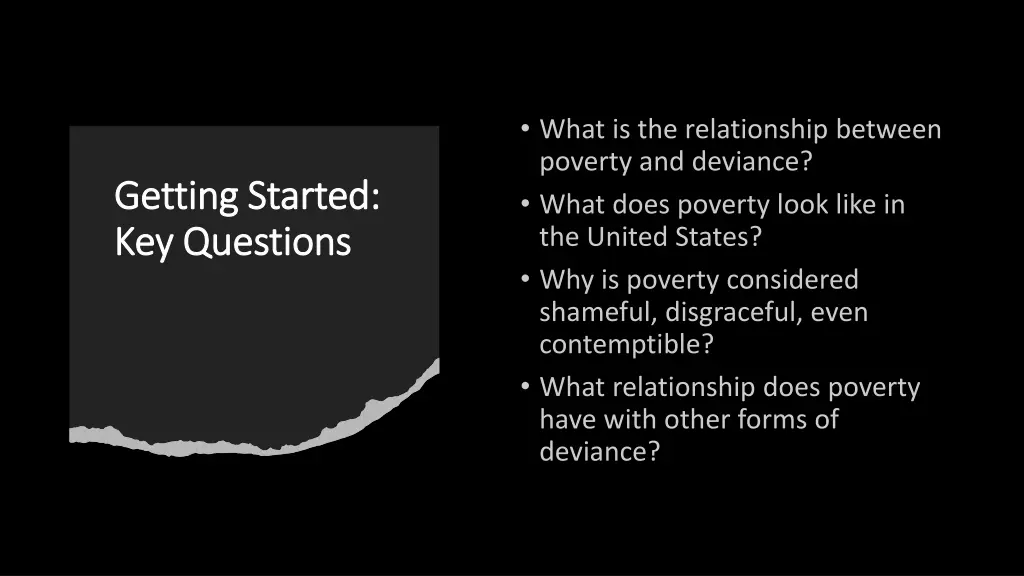 what is the relationship between poverty