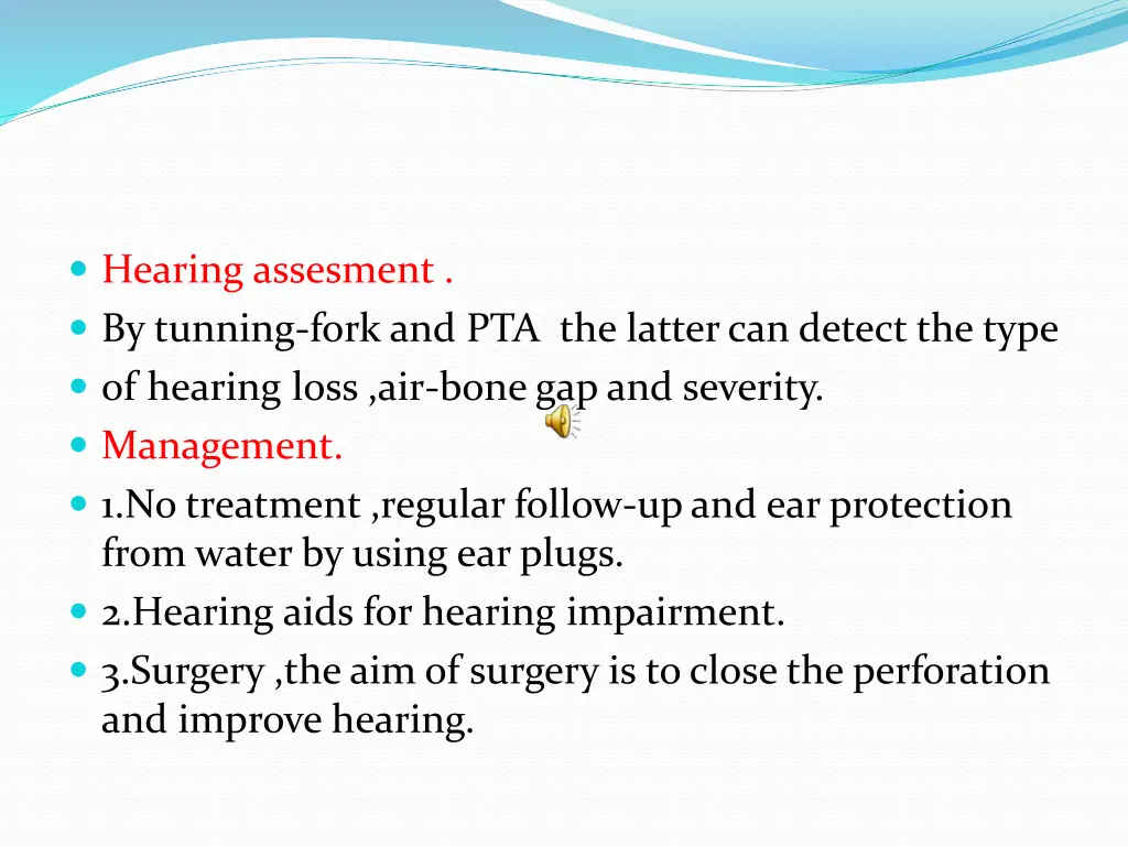 hearing assesment by tunning fork