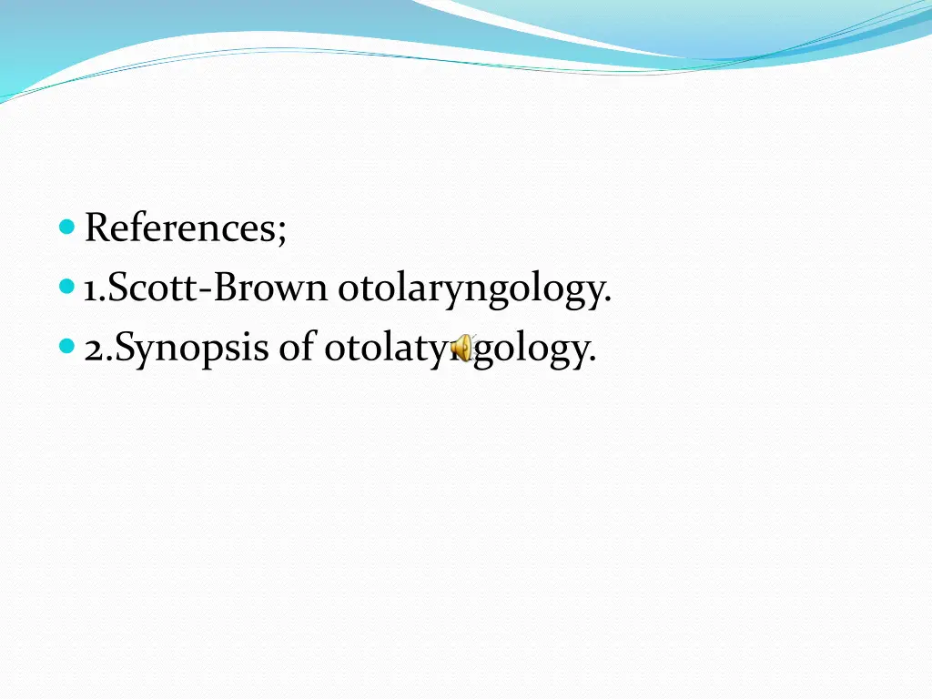 references 1 scott brown otolaryngology