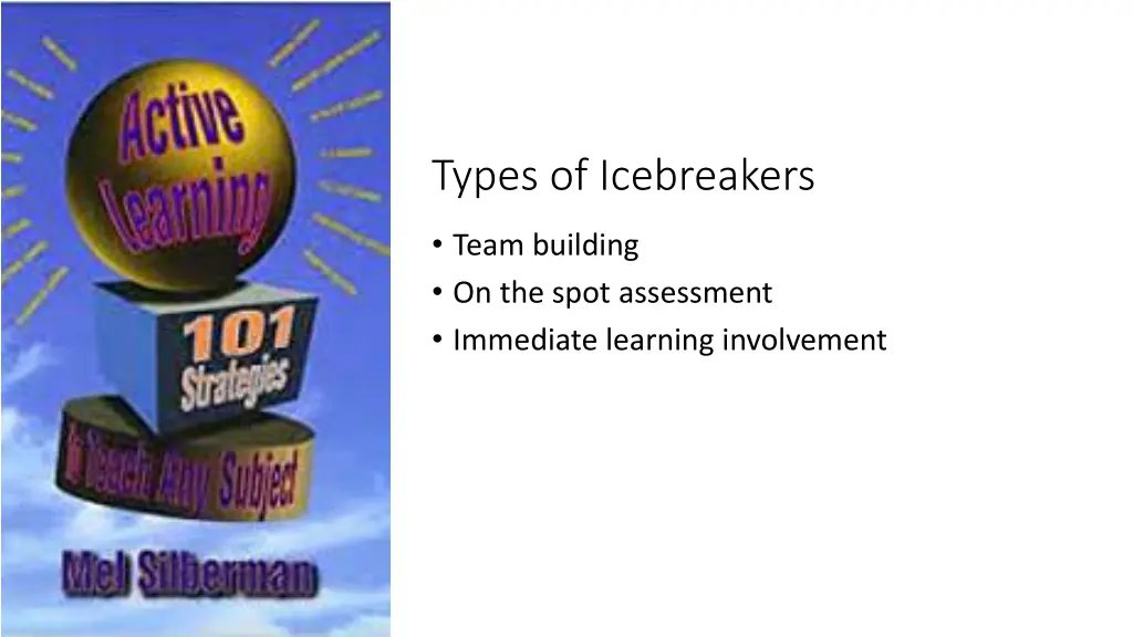 types of icebreakers