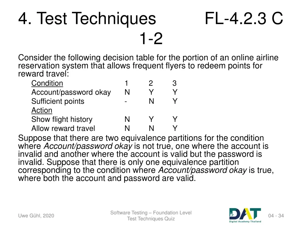 4 test techniques 30