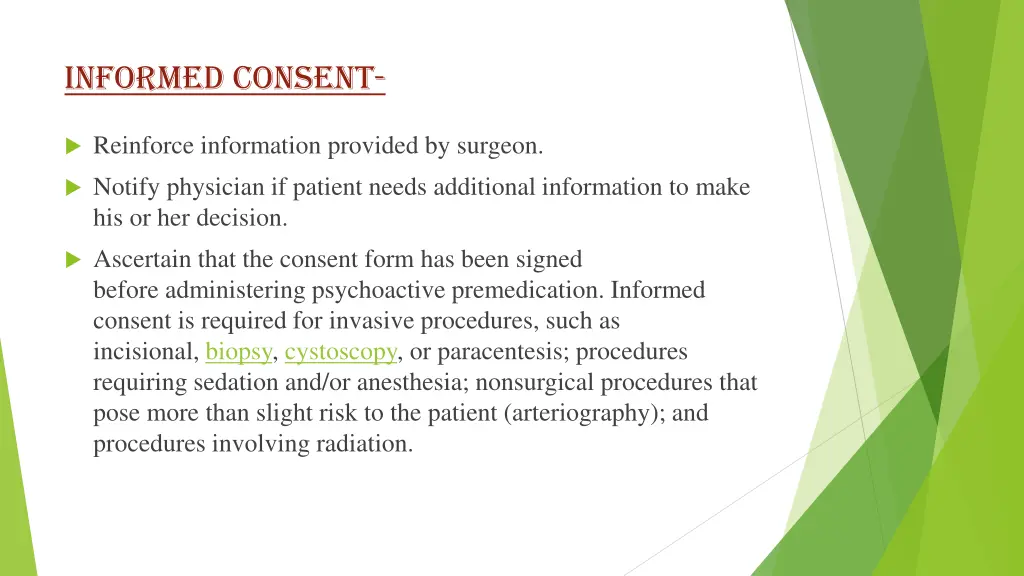 informed consent