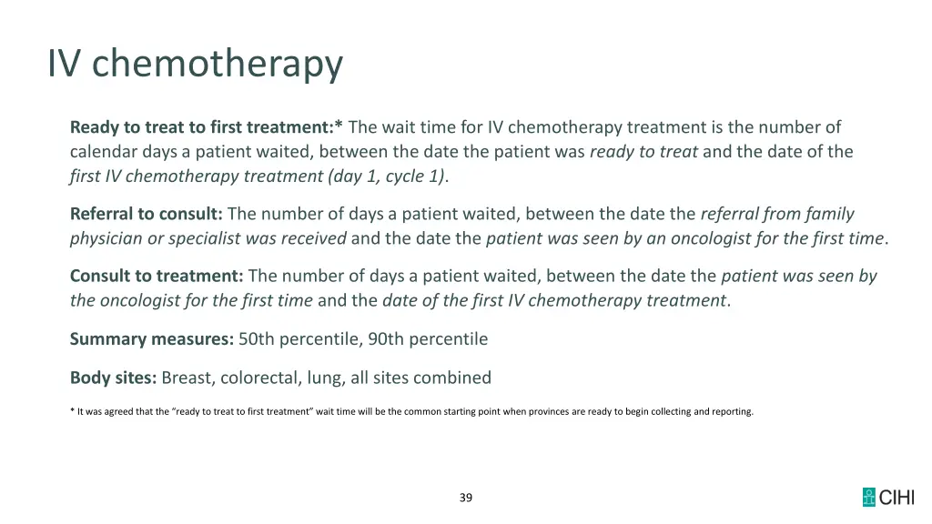 iv chemotherapy