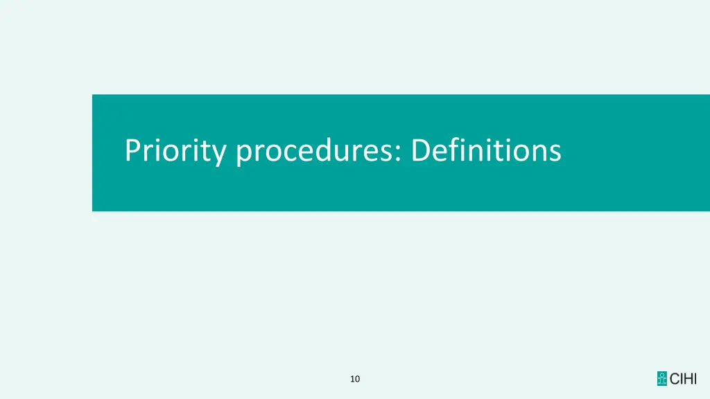 priority procedures definitions