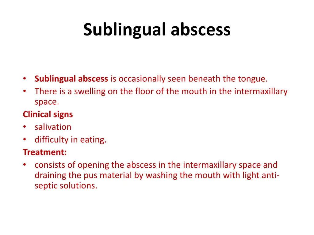 sublingual abscess