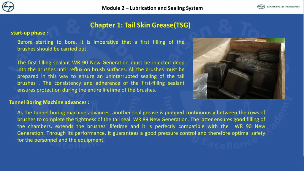 module 2 lubrication and sealing system 5