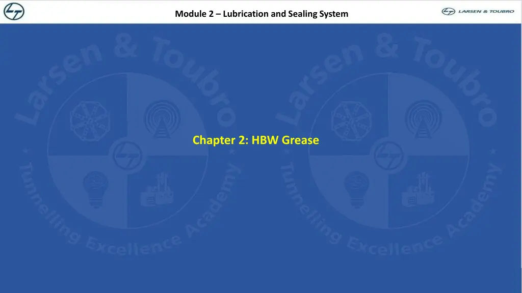 module 2 lubrication and sealing system 7