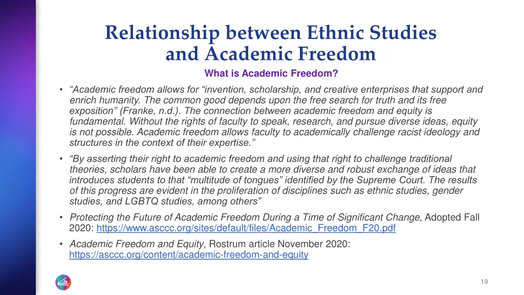 relationship between ethnic studies and academic 1