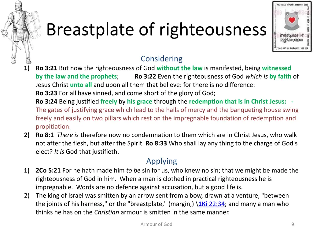 breastplate of righteousness