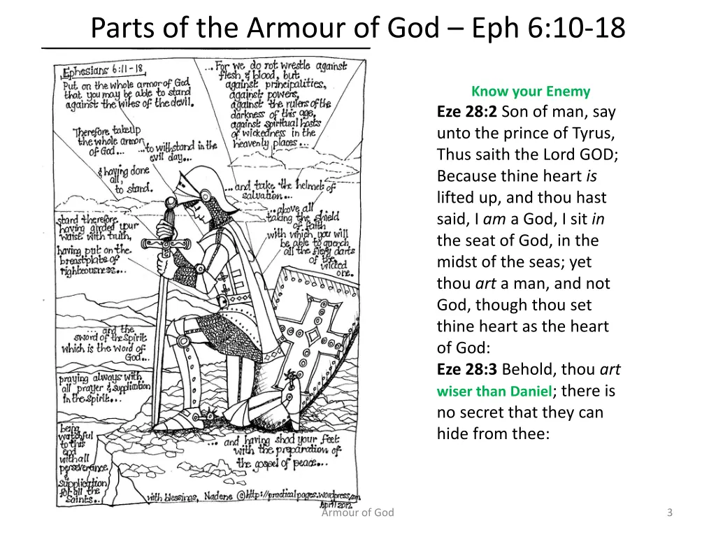 parts of the armour of god eph 6 10 18