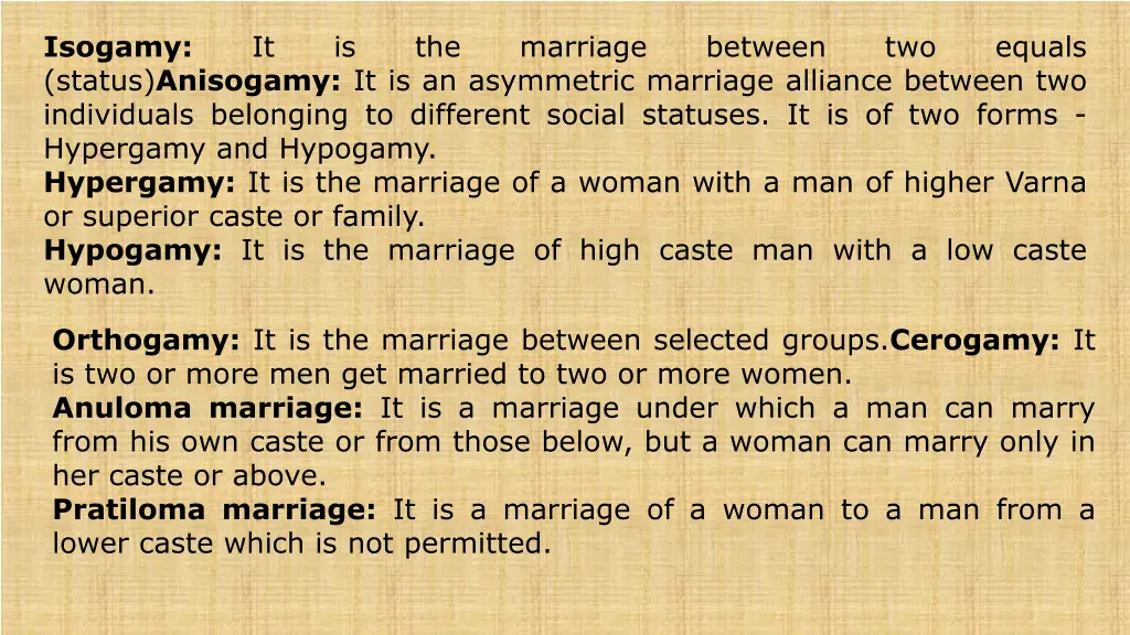 isogamy status anisogamy it is an asymmetric