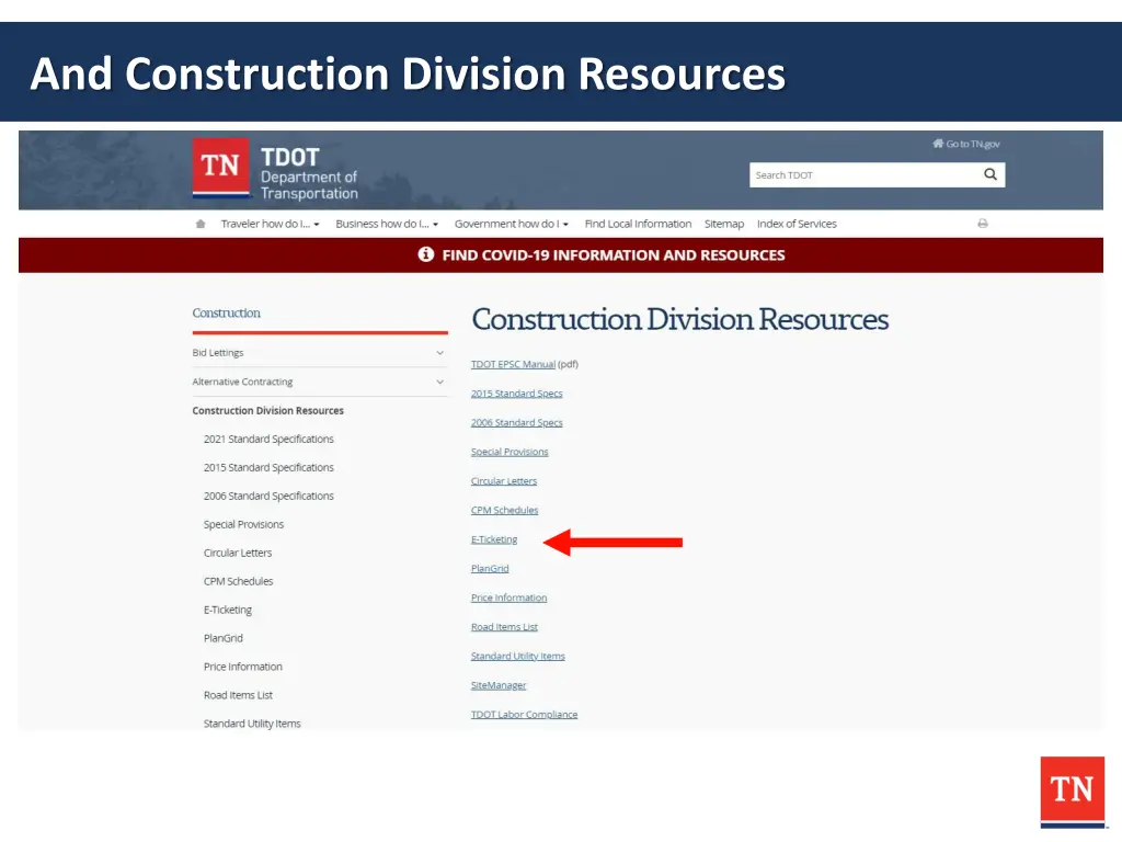 and construction division resources