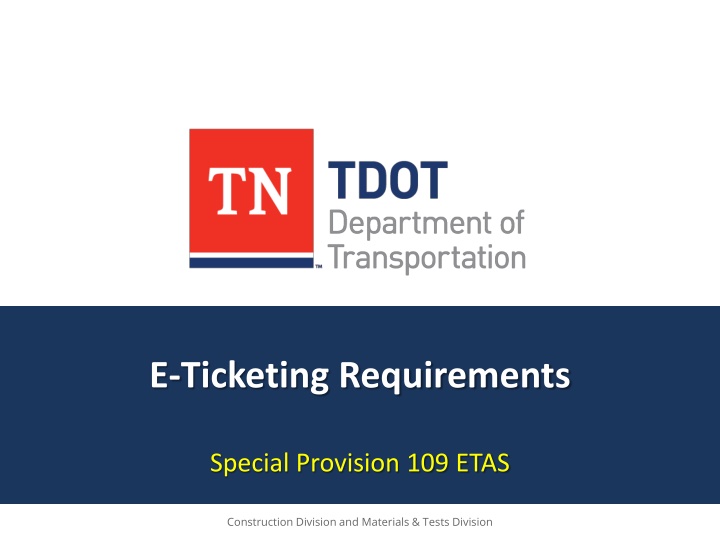 e ticketing requirements